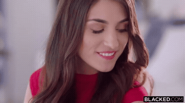 BBC Babe Blacked Cock Worship GIF