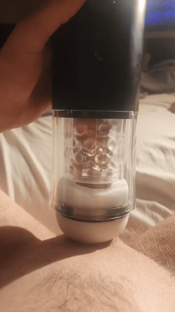 Big Dick Cum Masturbating GIF