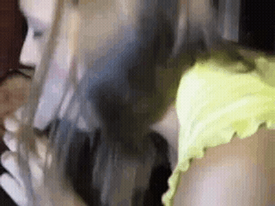 BJ Slut Gets Her Glory Hole Fill GIF