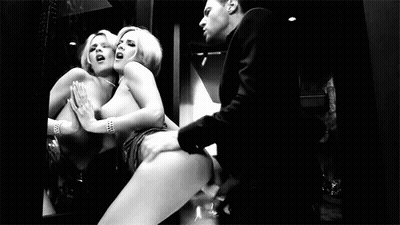 Blonde Babe Gets Her Ass Fucked In Public GIF