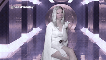Blonde Cosplay Smoking GIF
