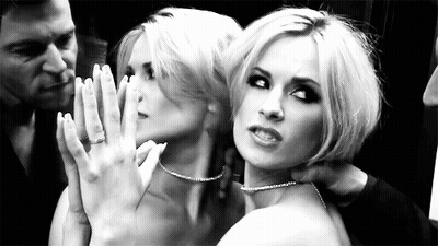 Blonde Mimic Gets Naughty In Non-Nude Sexual Mimic GIF