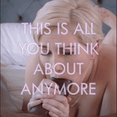 Blonde Sissy Gets BBC'd GIF