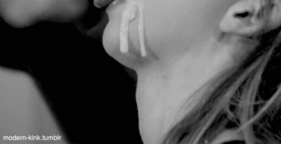 Blowjob Bitch Gets Cumshot GIF