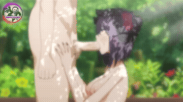 Blowjob Cosplay Hentai GIF
