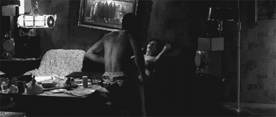 Brunette Boobs Down: A Sexy Short Hair Experience GIF