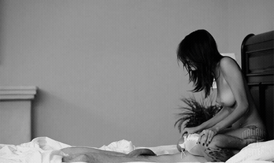 Brunette Face Sitting Oral Sex GIF