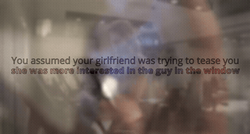 Caption Cuckold Flashing Hotwife GIF