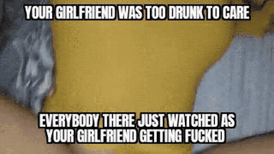Cheating On Your Girlfriend: A Caption Of Big Tits Amateur College Fun GIF