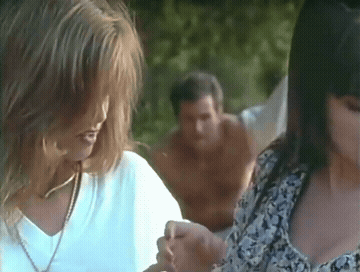 Christy Canyon And Racquel Darrian - Racquel In The Wild (1992) GIF