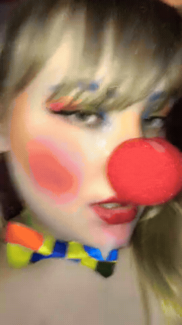 Clown Clown Girl Facial Facial Expression GIF