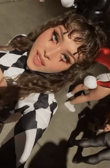 Clown Clown Girl Festival Public GIF