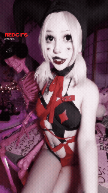 Clown Reveal Tits GIF