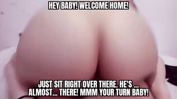 Creampie Girlfriend Riding Wife GIF