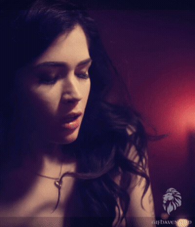 Dark Hair Pornstar Moaning In Bedroom GIF