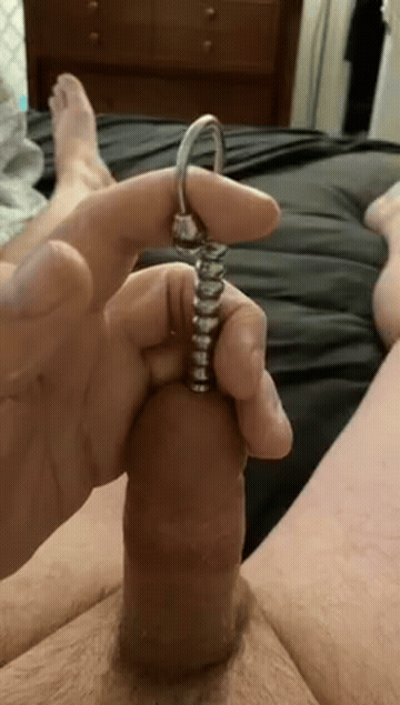 Extreme Masturbating Medical Fetish GIF