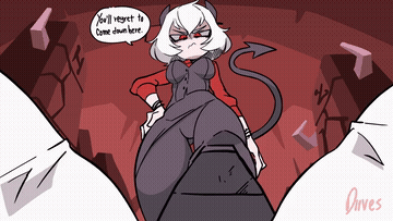 Femdom Footjob Hentai GIF