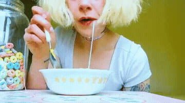 Food Fetish Gagging Saliva Sloppy GIF