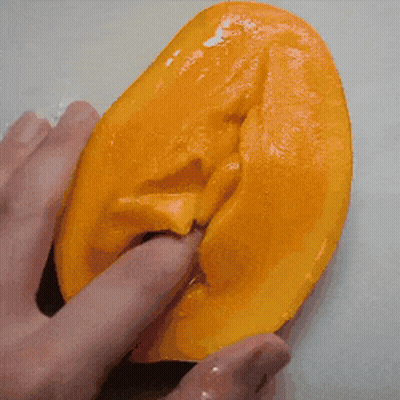 Food Fuck Toy: Mango Masturbation GIF