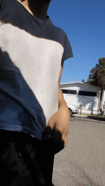 Gay Public Tease GIF