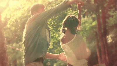 Get Your Freak On With This Hot Couple Dancing In The Sunshine GIF