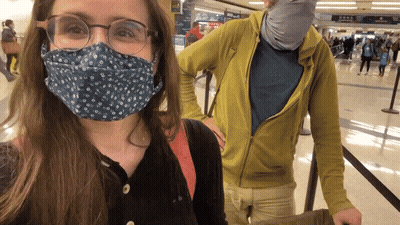 Glasses Flashing Amateur Public Sex GIF