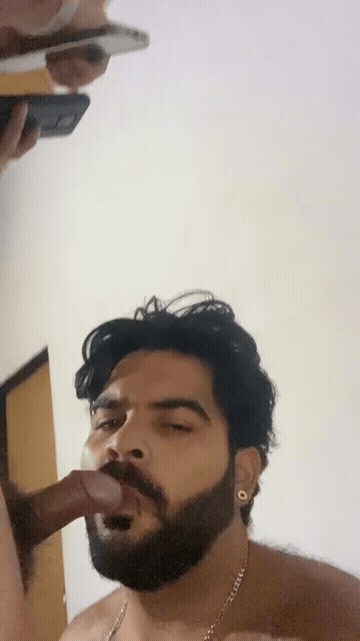 I Love Seeing My Man's Face Of Pleasure While I Suck Him GIF