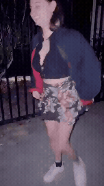 Latina Pee Peeing Piss GIF