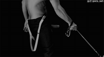 Leash Pull Blowjob GIF