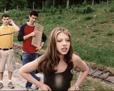 Michelle Trachtenberg In EuroTrip GIF