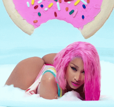 Nicki Minaj's Pink Bubble Butt: A Sizzling Slide Show GIF