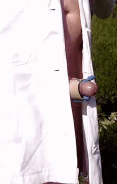 Outdoor Flashing: A Penis Erection You Can't Refuse GIF