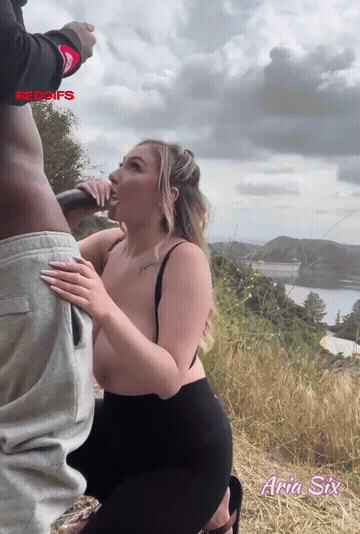 PAWG Getting Outdoor BBC GIF