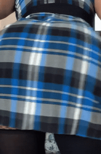 Plaid Skirt Porn: Get Your Kink On With A Tartan Twist GIF