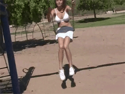 Pussy Swingin' Funny: A Wild Ride On The Swing GIF