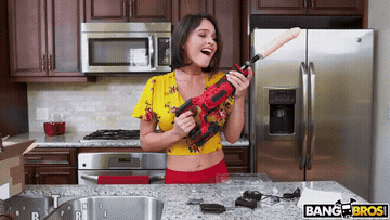 Putting All Of The Tools In Her Box! GIF