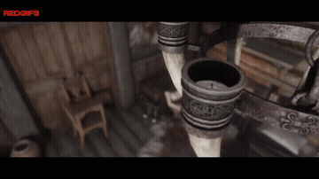 Quenching Her Heat With Goblin Dick GIF