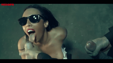 Rio Lee Double Facial Cumshots GIF