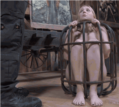 Sexy Petgirl In A Cage: A Hermosa Experience GIF