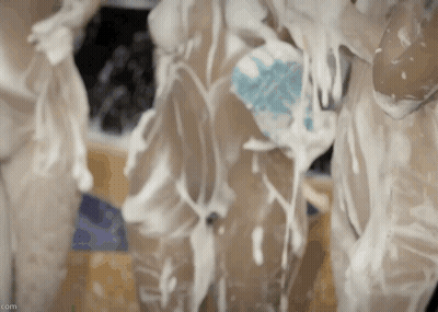 Soapy Wet Carwash: Get Your Body Squeaky Clean GIF