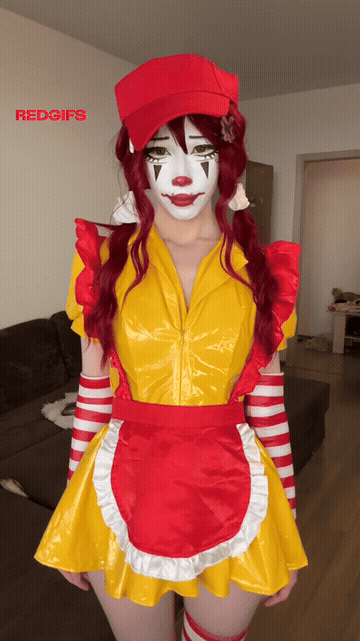 Undress Your Clown Gf ;3 GIF