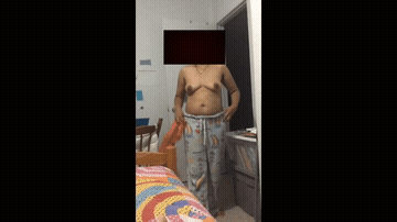 Undressing GIF