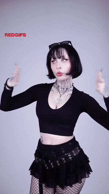 You’d Let This Goth Girl Play With You GIF