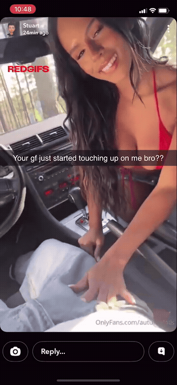 Your Gf Lied About How Tree'S Turn Her On Just So She Could Fuck Your Friend GIF